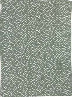 Meyco Wiegdeken Cheetah - Forest Green - 75x100cm -Babyproducten Winkel 892x1200 1