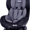 Ding Dano Autostoel - 0 Tot 18 Kg - Zwart/Grijs - Autostoel Groep 0/1