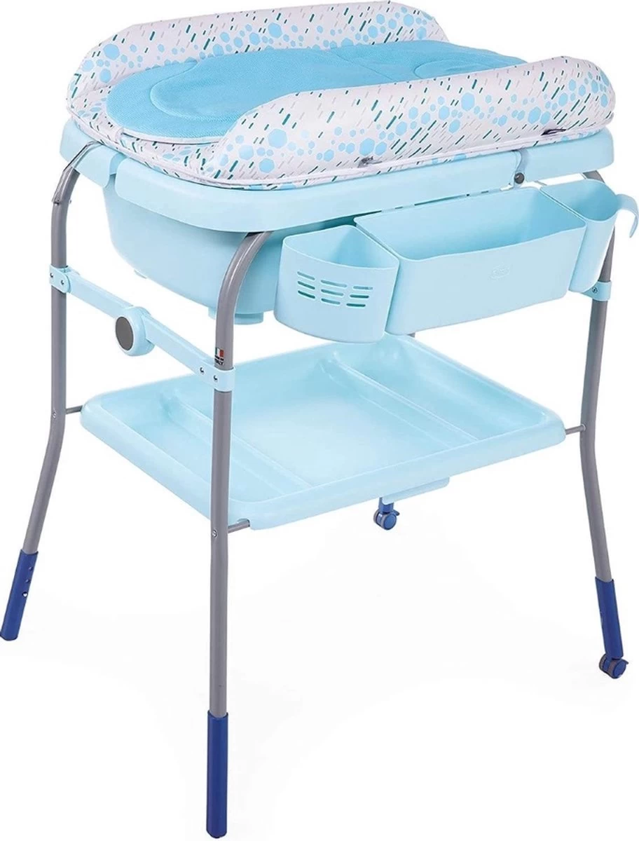 Chicco Cuddle & Bubble Verzorgingstafel - Babybadje Met Standaard - Luiertafel - Verschoontafel - Verstelbare Hoogtes 1 Chicco Cuddle & Bubble Verzorgingstafel - Babybadje Met Standaard - Luiertafel - Verschoontafel - Verstelbare Hoogtes