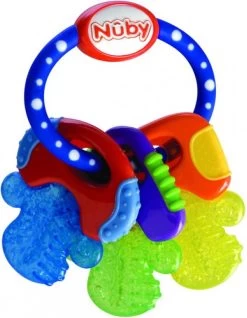 Nûby Bijtspeeltje Koelbijtsleutels - Blauw - 3m+ -Babyproducten Winkel 932x1200 1