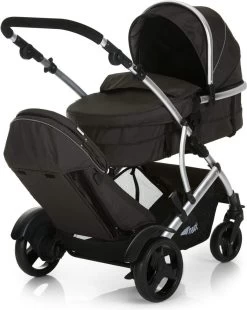 BERKATMARKT - Hauck Duett 2 Dubbele Kinderwagens Voor Baby's En Kinderen, Omkeerbare Zitting, In Hoogte Verstelbaar, Zonwering, Regenbescherming, Opvouwbaar, Tot 36 Kg, Zwarte Woud -Babyproducten Winkel 955x1200