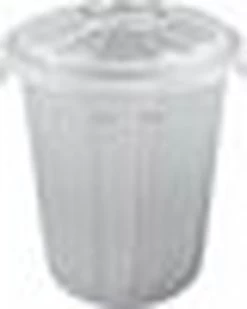 AFVALBAK ROND M/D MAXI BIN 36X42 - 23 L GRIJS OK KEEEPER 10213 -Babyproducten Winkel 960x1200