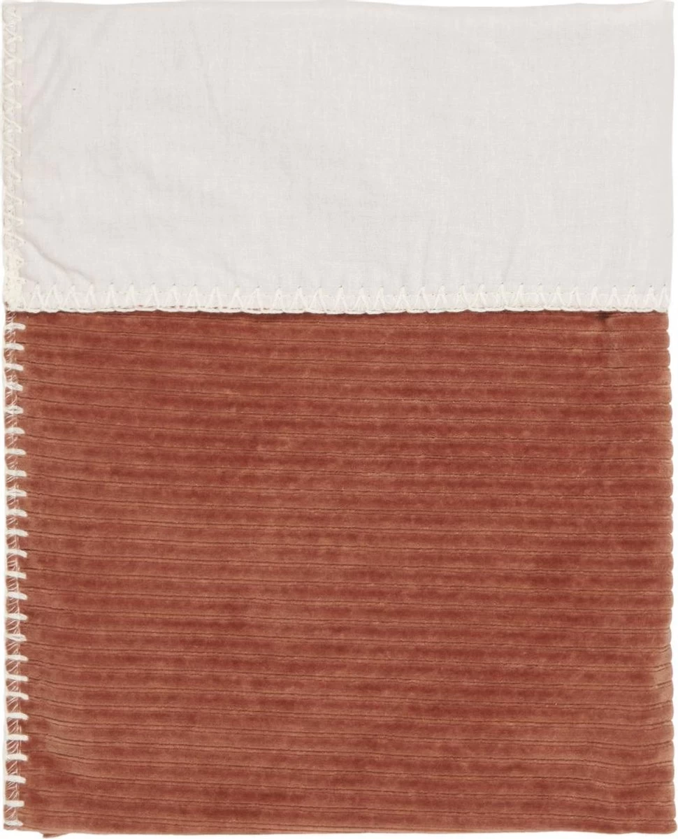 Koeka Baby Dekentje Wieg Flanel Vik - Bruin - 75x100cm 2 Koeka Baby Dekentje Wieg Flanel Vik - Bruin - 75x100cm - Afbeelding 2