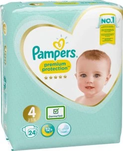 Pampers® Pampers Premium Protection - Maat 4 (Maxi) 9-14 Kg - 24 Stuks - Luiers -Babyproducten Winkel 977x1200
