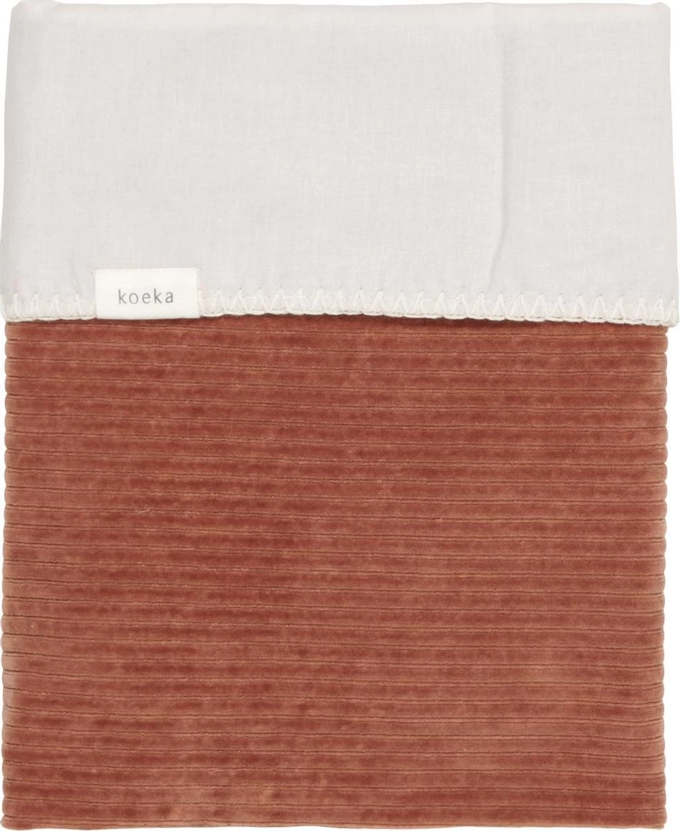 Koeka Baby Dekentje Wieg Flanel Vik - Bruin - 75x100cm 1 Koeka Baby Dekentje Wieg Flanel Vik - Bruin - 75x100cm